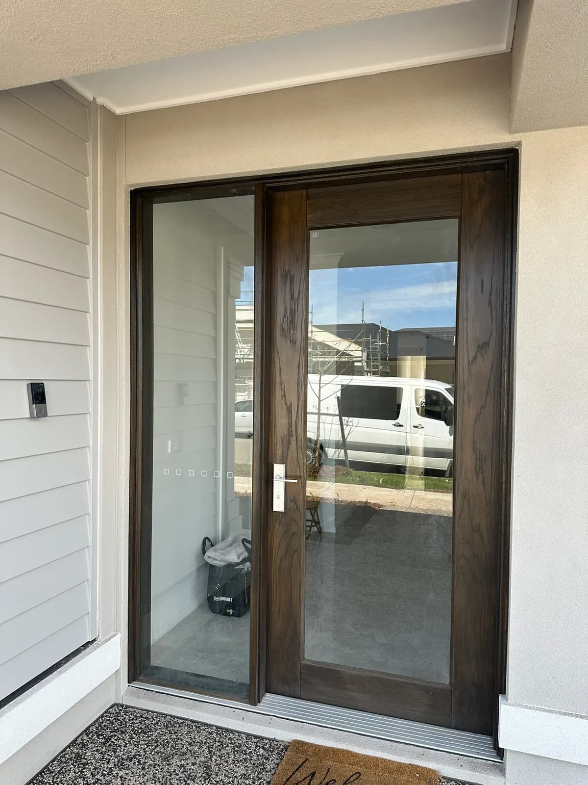 Frosted Front Door & Sidelights, photo 6 of 6