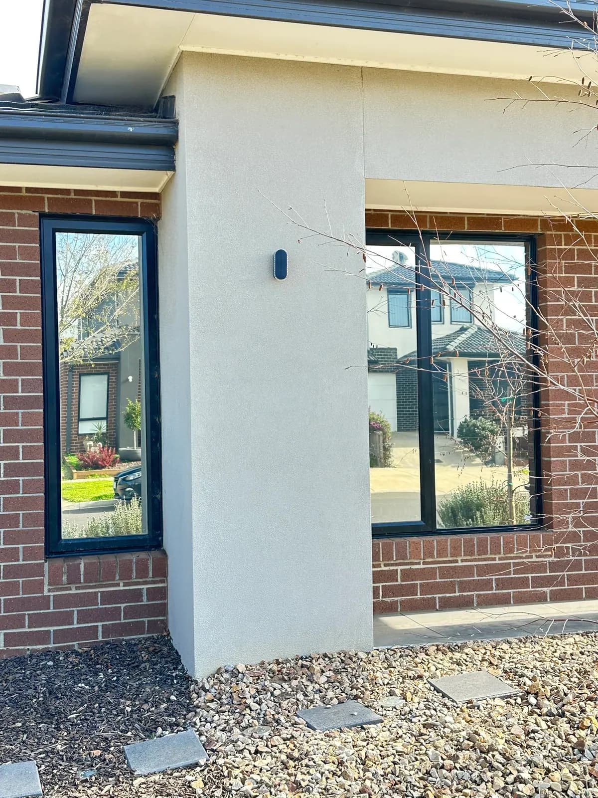 Mirror tint was applied to the front windows of this home to increase privacy while giving the exterior a clean, modern finish. A practical upgrade for a busy developing area, helping reduce visibility from outside while keeping the home looking sharp and functional.