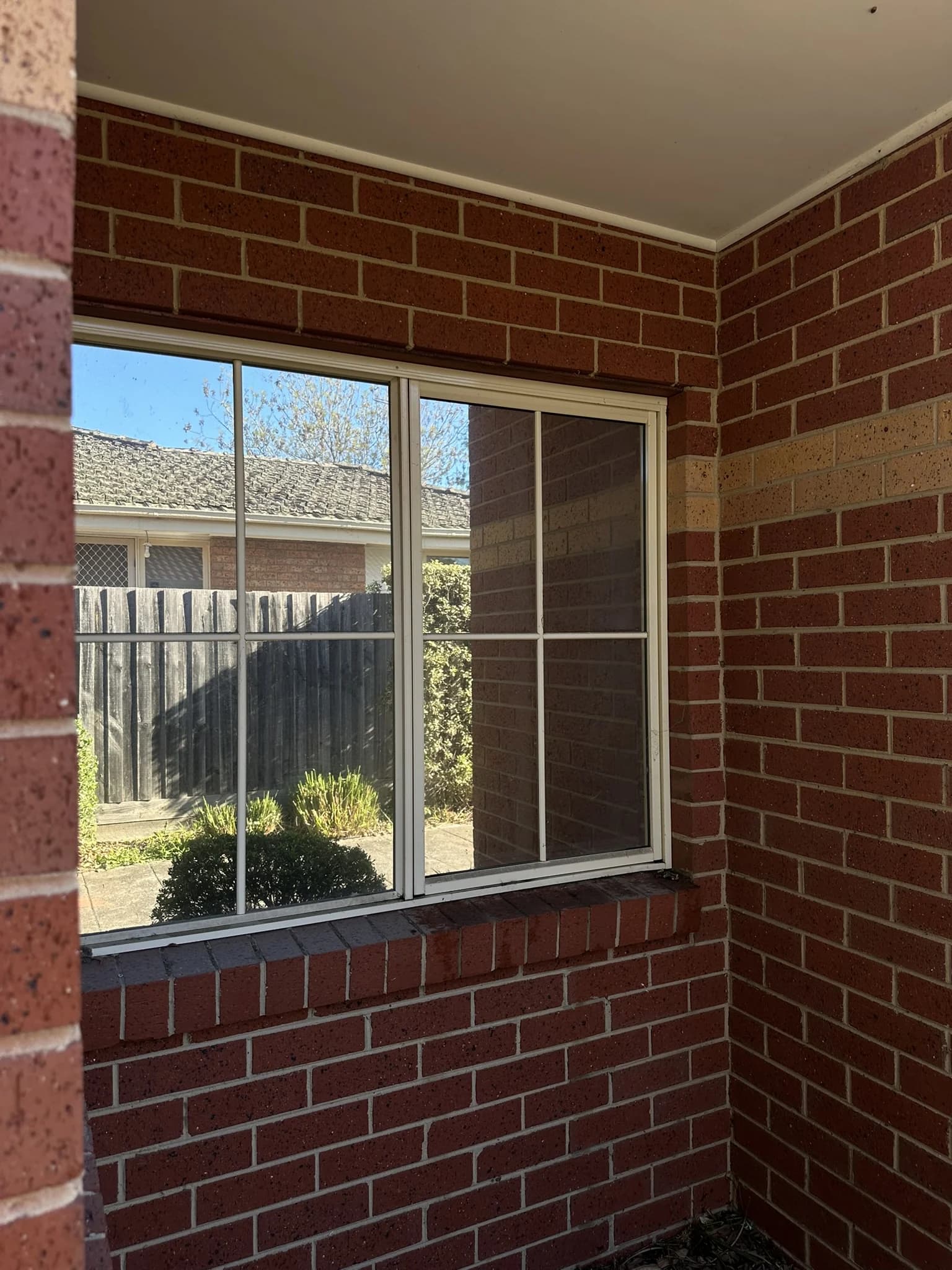 This child’s bedroom was fitted with mirror window tint to give the new parents more privacy from a shared driveway without blocking natural light. A clean, practical upgrade that helps the room feel more private and comfortable while keeping the exterior looking neat and modern.