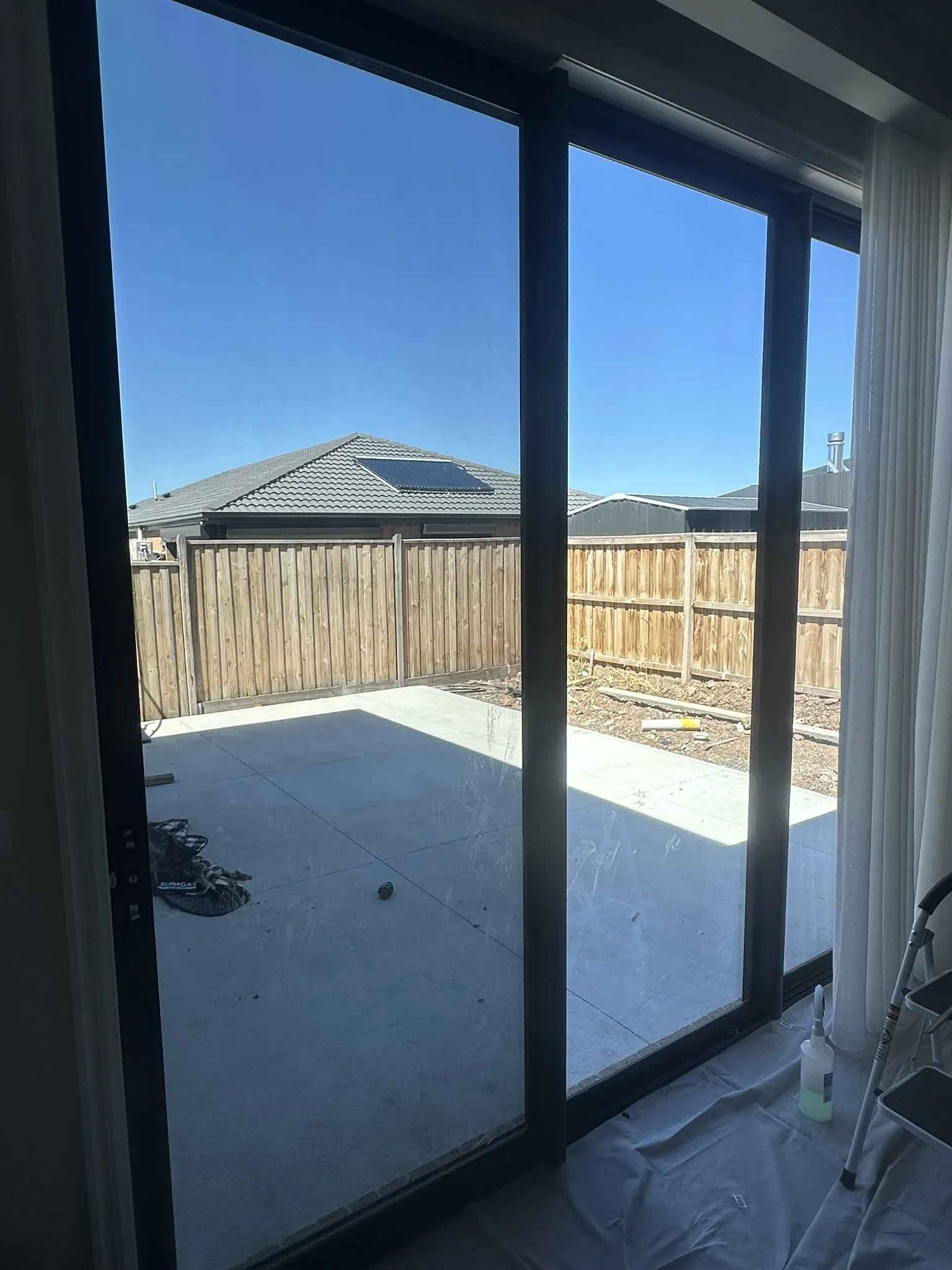30% Tint on Living Room Sliding Doors detail 2