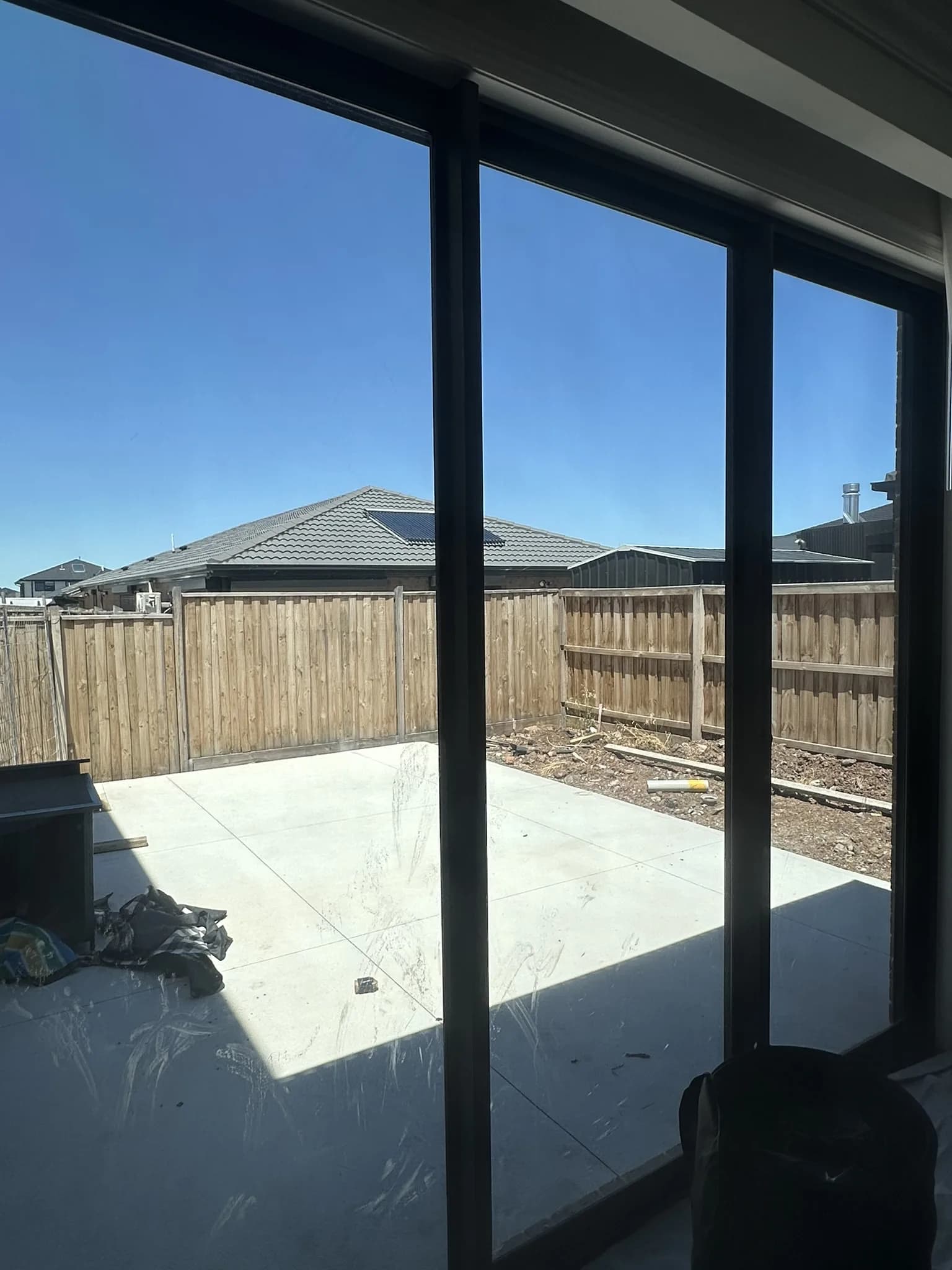 30% Tint on Living Room Sliding Doors detail 3