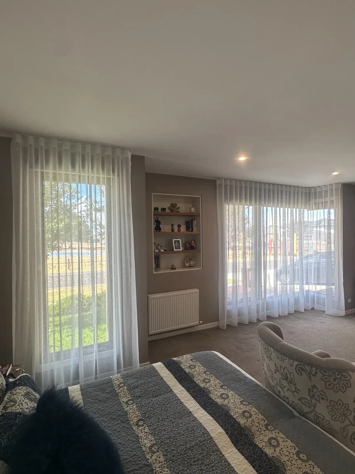 Melbourne living room with solar film on the glazing