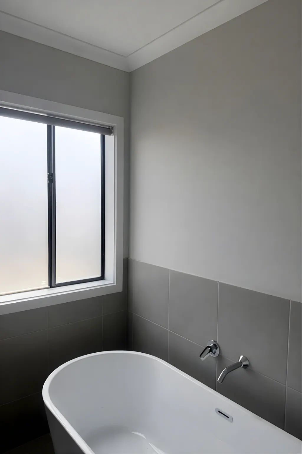 Bathroom Frosted Window Film Installation in Glen Iris