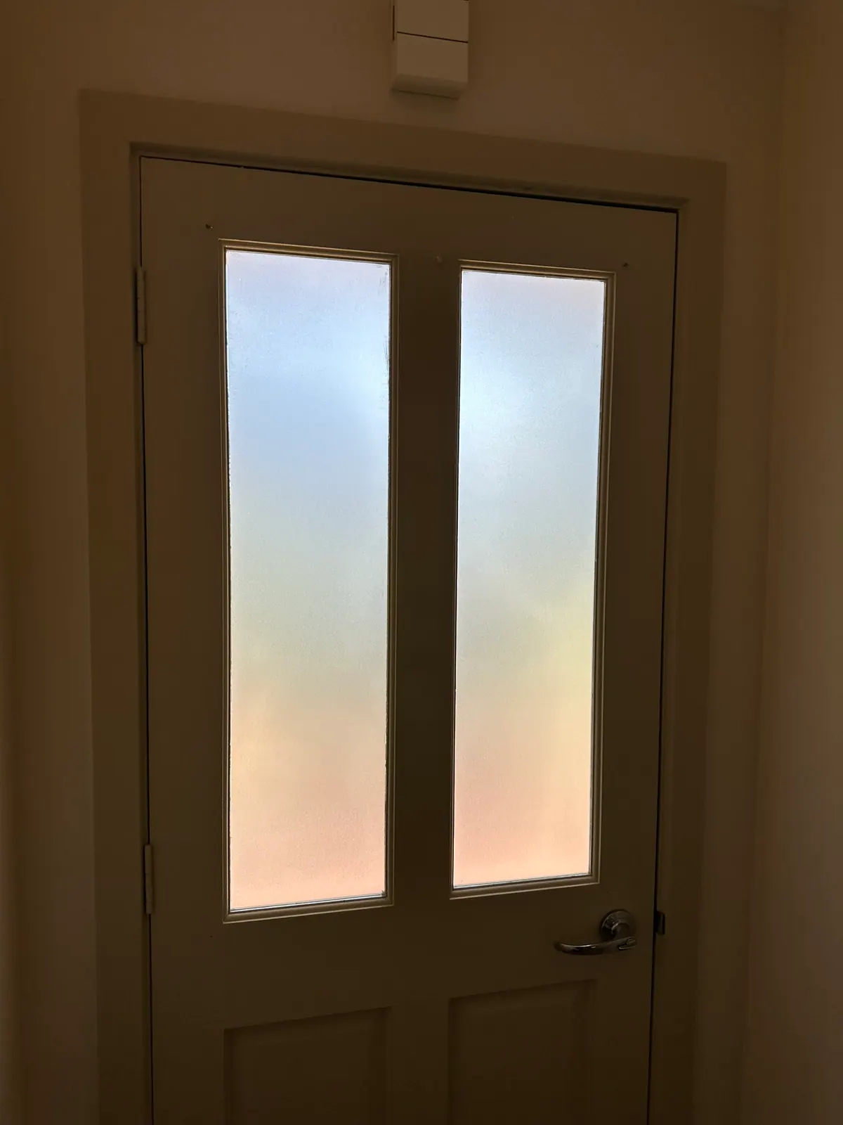 Front Door Frosting in Vermont